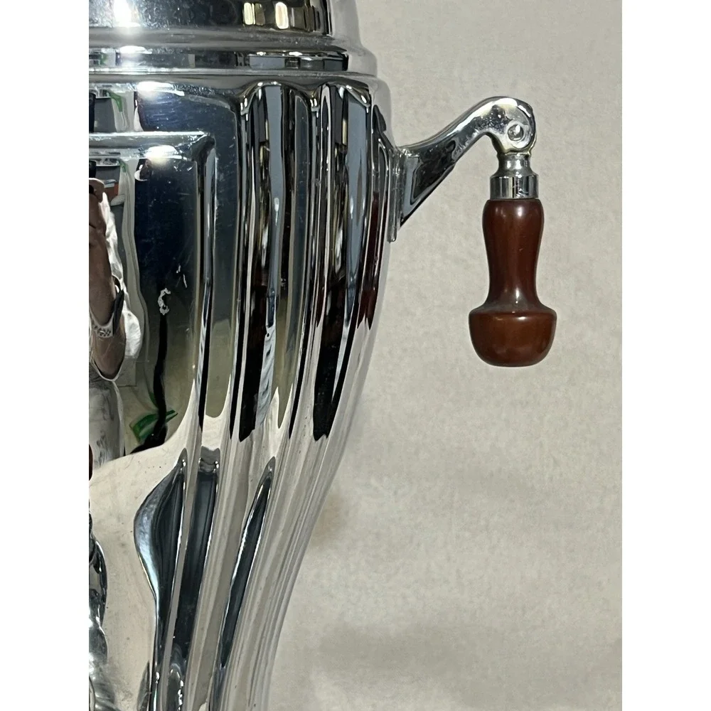 VTG FABERWARE COFFEE ELECTRIC PERCULATOR W/ CREAM & SUGAR‎ BOWLS (2505))